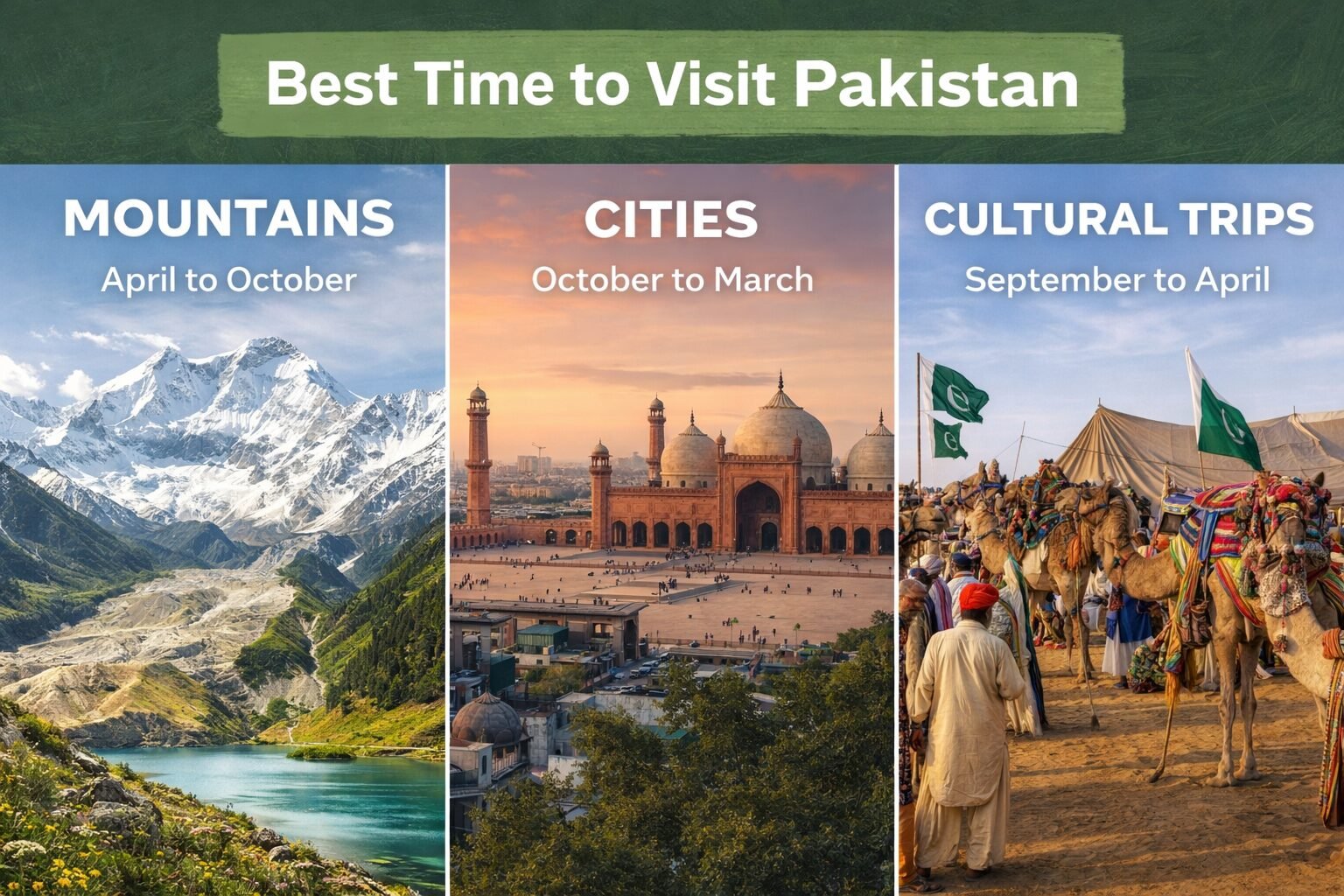 Best Time to Visit Pakistan for Mountains, Cities and Cultural Trips